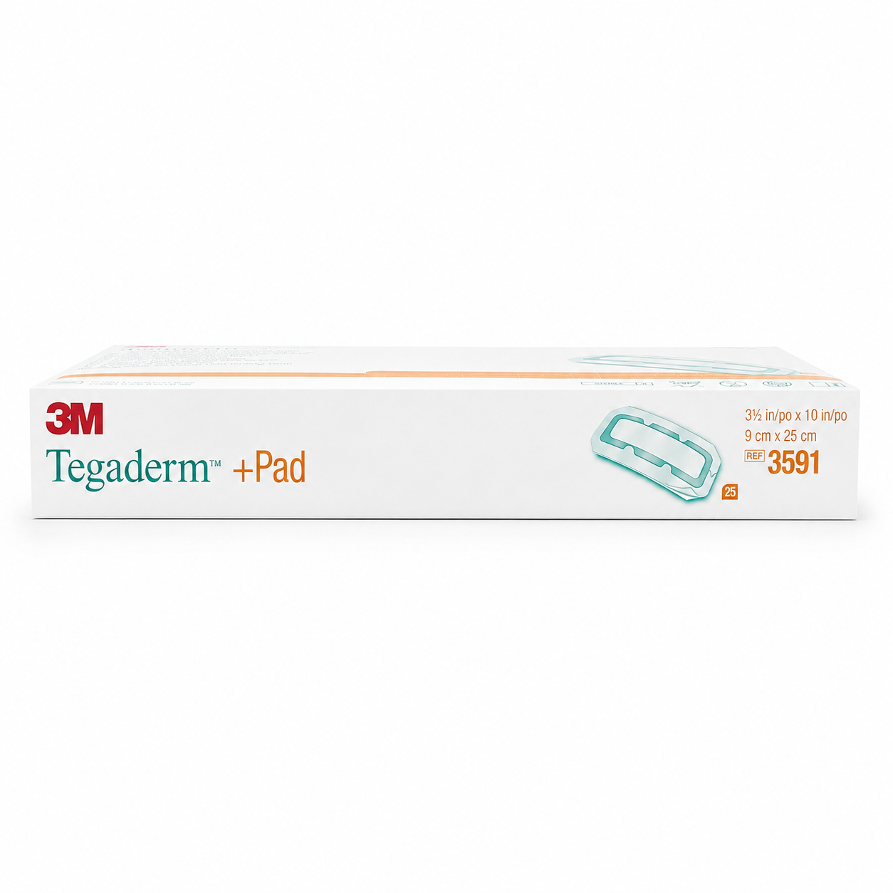TEGADERM + PAD 9 cm x 25 cm